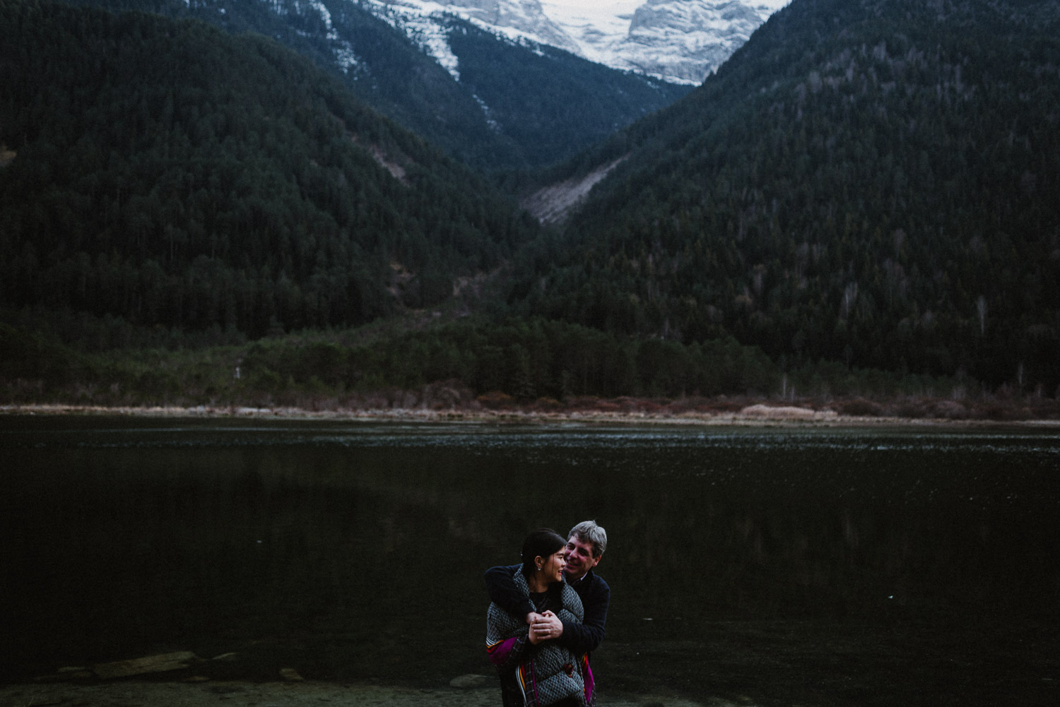 Preboda en la nieve