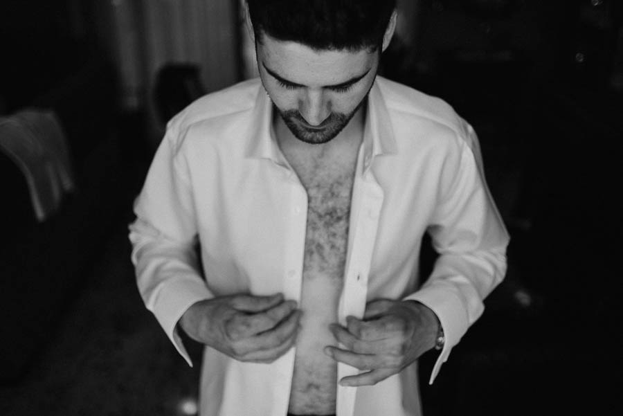Fotógrafo de Boda, los preparativos del novio